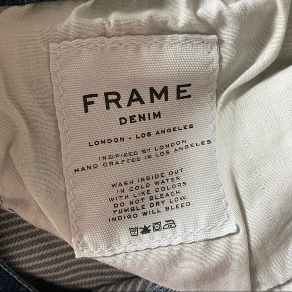 FRAME DENIM SZ 26 Le Skinny De Jeanne Striped Jean - Picture 4 of 6